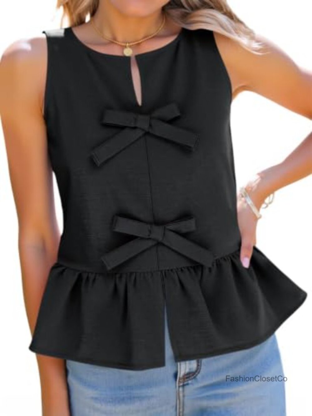 Women's Cotton Loose Fit Sleeveless Tank Top Cami